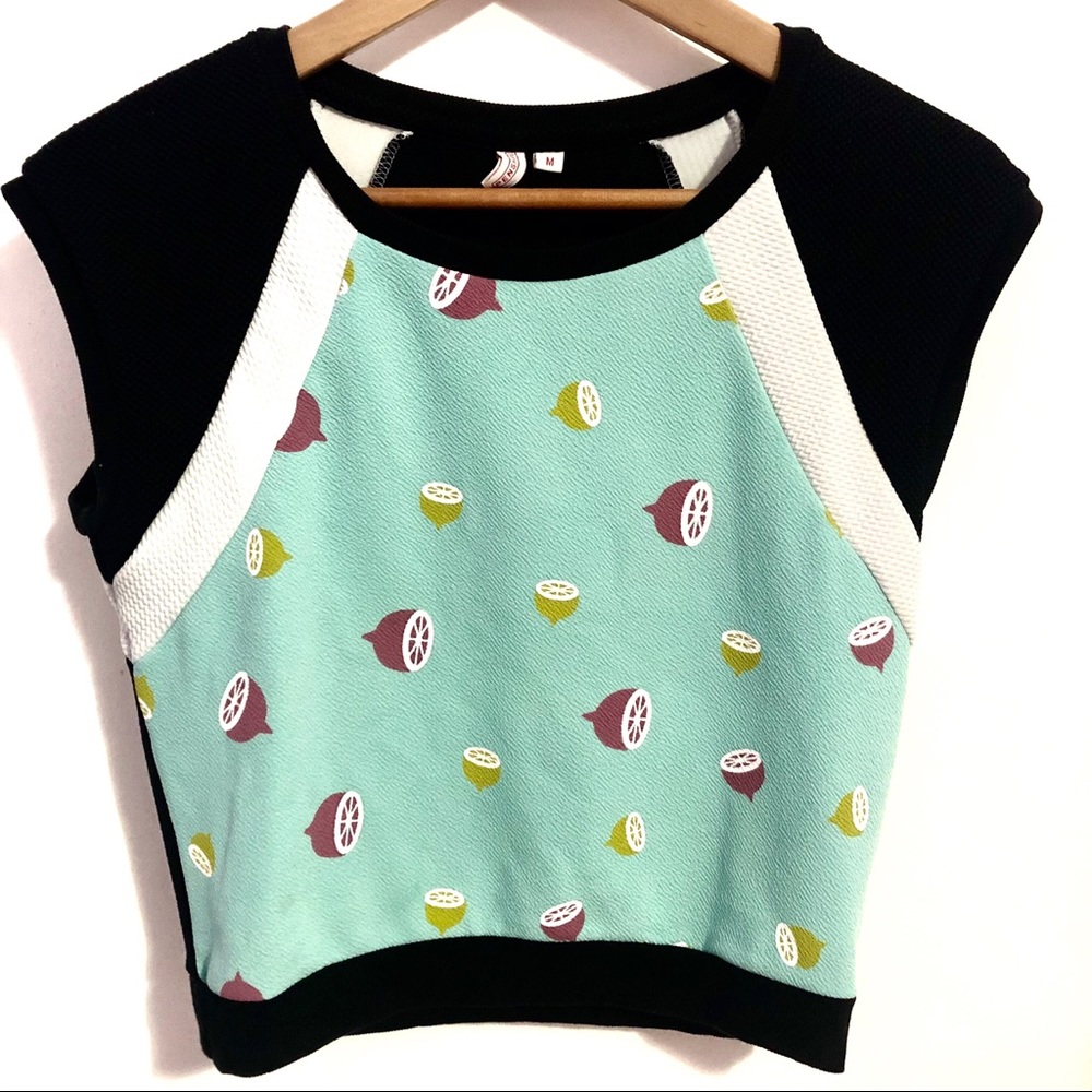 Print Crop Top